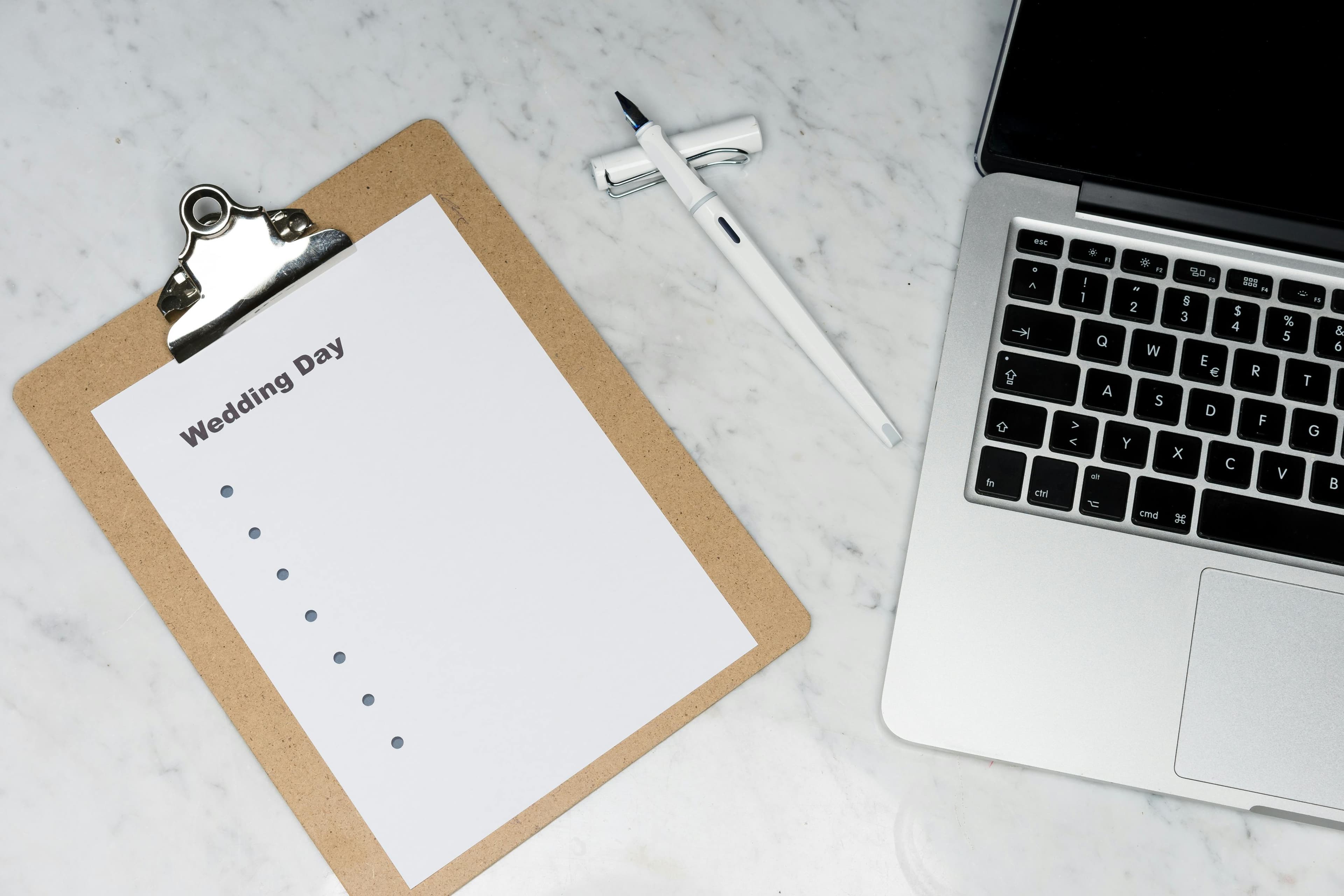 Checklist mariage 2026 : tout ce qu'il faut faire 12, 6, 3 et 1 mois avant